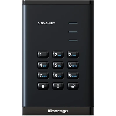 Disque dur portable chiffré Istorage diskAshur3 USB 3.2 Gen 1 1 To (Noir)