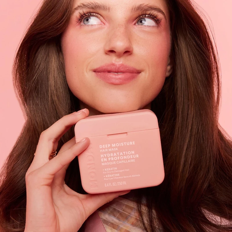 MONDAY Haircare DEEP MOISTURE Hair Mask with Keratin, Argan Oil, Shea Butter & Coconut Oil for Dry to Damaged Hair 250 ml, Haircare DEEP MOISTURE Hair Mask