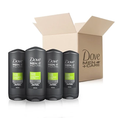 Dove Men Care Extra Fresh Body and Face Wash Value Pack