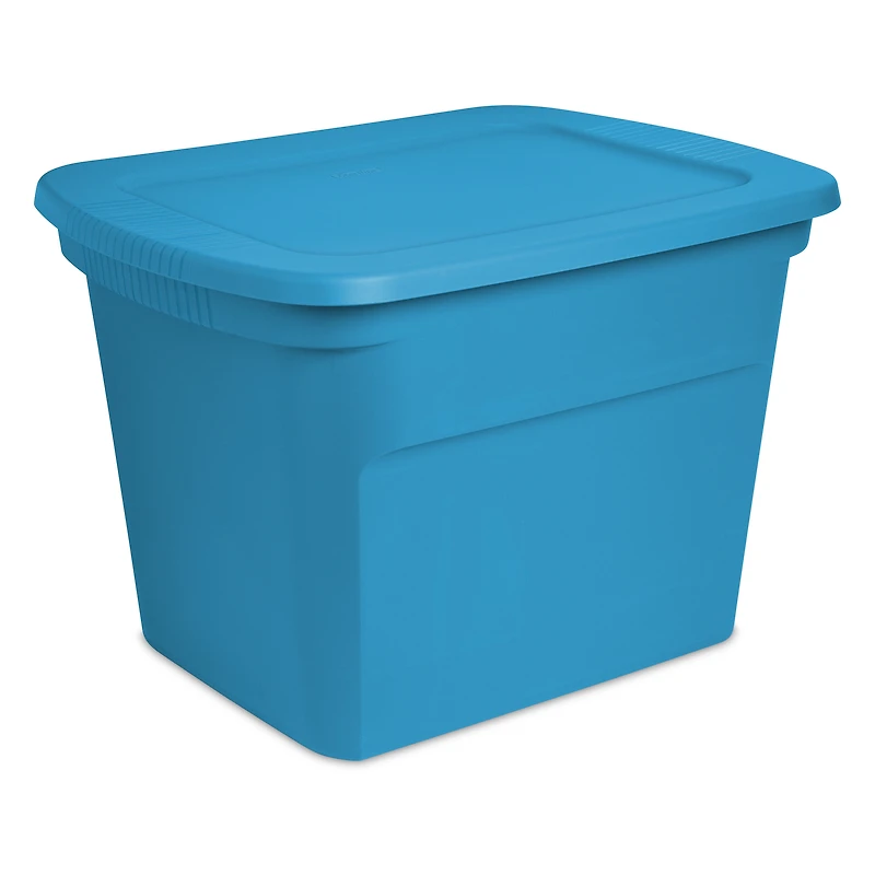 Sterilite 68L Tote - Aqua, 68L, Blue