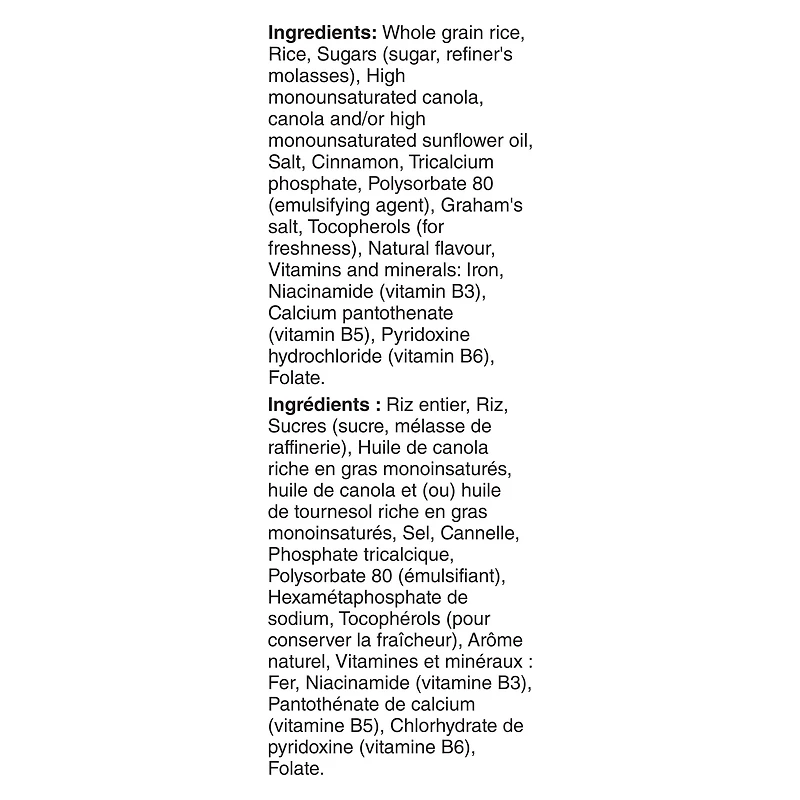 Chex Cannelle, Céréales Complètes, Sans Gluten 345g