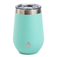TAL Stainless Steel Wine Tumbler 12 fl oz, Mint, Water Bottle