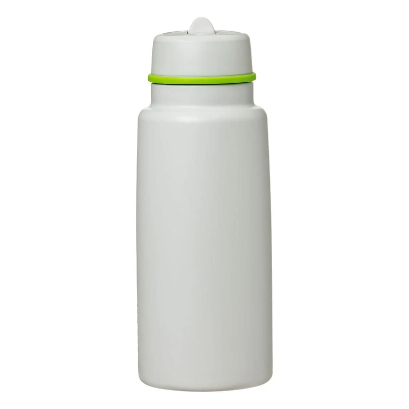 b.box - Gobelet isotherme à couvercle rabattable avec paille, grande bouteille d'eau durable pour adolescents et adultes, bouteille d'eau de voyage, isolation triple couche, sans BPA