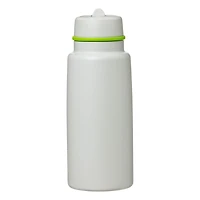 b.box - Gobelet isotherme à couvercle rabattable avec paille, grande bouteille d'eau durable pour adolescents et adultes, bouteille d'eau de voyage, isolation triple couche, sans BPA