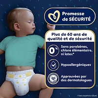 Couches de nuit ZZZ, taille 6 ( et plus [35 lb et plus]), couches jetables pour bébés, protection pendant la nuit