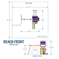 Backyard Discovery Beachfront Swing Set