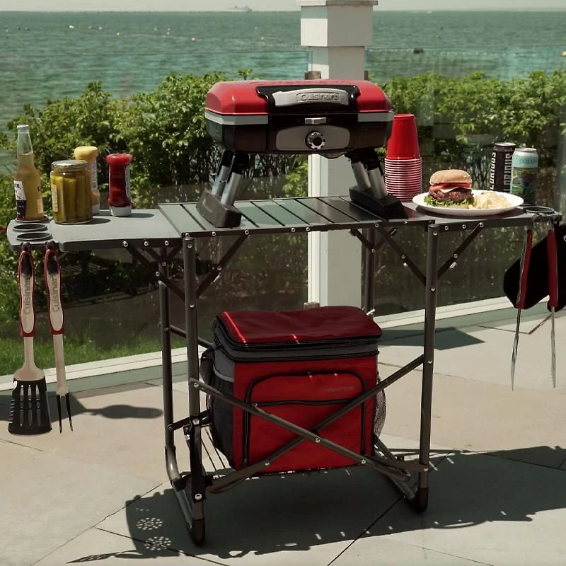 Support de gril portatif à emporter Cuisinart 54" X 20"