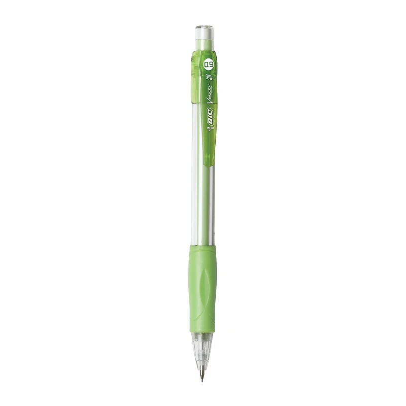 - BIC Velocity Strong Lead Mechanical Pencils, With Colourful Barrel, Thick Point (0.9 mm), 4-Count Pack Mechanical Pencils With Erasers and Lead Refills
