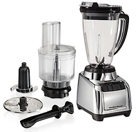 Hamilton Beach MultiBlend Blender and Food Processor 53520C, 48 oz. Tritan copolyester jar