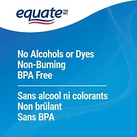 Rince-bouche haleine fraîche Menthe glacée Equate 473 ml