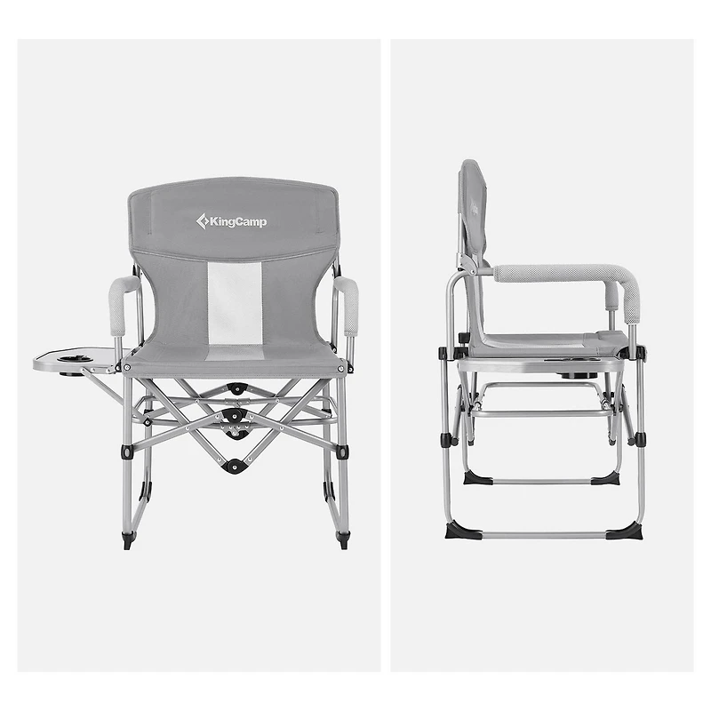 Chaise de camping pliante King Camp - Gris