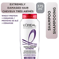 L'Oréal Paris Total Repair 5 Extreme Intense Shampoing 375 ml Pour Cheveux Extrêmement Abîmés