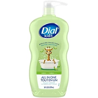 Dial Kids All in One, Hair, Body + Bubble Bath, Melon, 709ml, 1 count, 709 mL