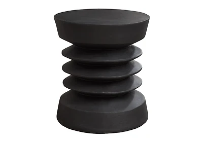 Monarch Specialties - Table D'Appoint, 25"H, Intérieur Ou Extérieur, Table D'Appoint, Bout, Chambre À Coucher, Salon, Table De Nuit, Rond, Noir, Contemporain, Moderne