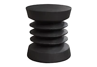 Monarch Specialties - Table D'Appoint, 25"H, Intérieur Ou Extérieur, Table D'Appoint, Bout, Chambre À Coucher, Salon, Table De Nuit, Rond, Noir, Contemporain, Moderne
