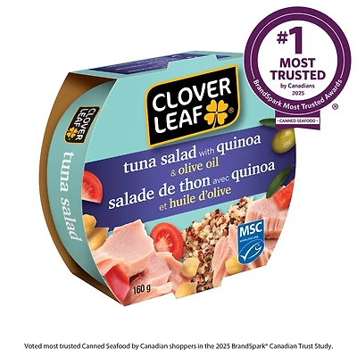 Salade de thon avec quinoa et huile d’olive de Clover Leaf Sal thon quinoa h olive 160g