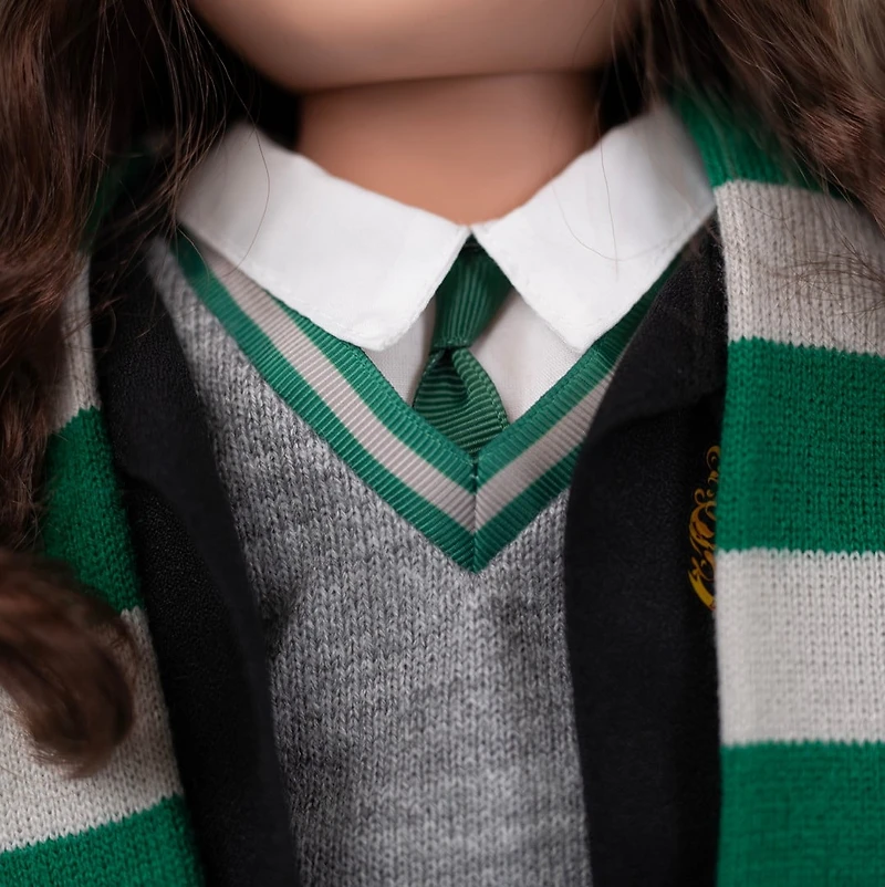 My Life As Harry Potter Slytherin Posable 18-inch Doll, Brunette Hair, Brown Eyes