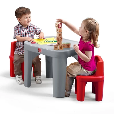Ensemble Table et Chaises Step2 Party pour Deux, Table d'Activités pour Salle de Jeux pour Arts et Artisanat