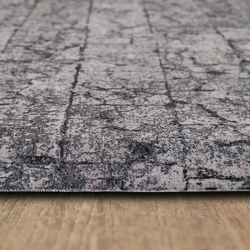 Mohawk Home - Tapis de cuisine gris de 45,7 cm × 76,2 cm (1 pi 6 po × 2 pi 6 po) Salten