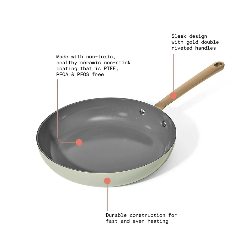Beautiful 12in Fry Pan By Drew Barrymore, 12" Fry Pan