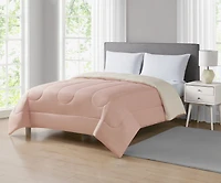 Mainstays Pink Reversible Comforter Double/Queen, MAINSTAYS PL MS PINK COMF DBL/QN