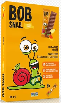 Bob Snail, Gluten-Free, Pear Mango Fruit Strips, 84g