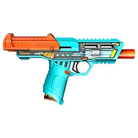 Adventure Force Tactical Strike Brute Pro Ultimate Slamfire, lance-fléchettes demi-longueur alimenté par chargeur, tire jusqu'à 145 pieds, ensemble de 17 blasters Pro avec booster de précision, 14+ Libérez la puissance du tir avec le seul blaster professionnel portable alimenté par chargeur.