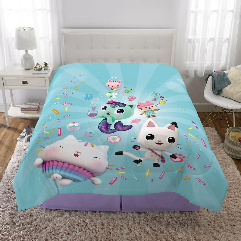 Edredon de Lit Gabby's Dollhouse "Paw Tastic"