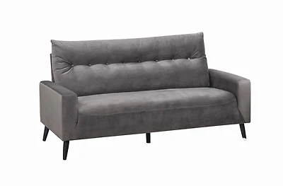 Topline Home Furnishings Sofa, Blue Velvet