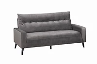 Topline Home Furnishings 2-piece Set: Sofa & Chair, Velvet