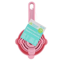 Ensembles 10 pièces de Cuillères et Tasses à mesurer, Rose