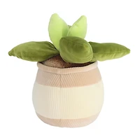 Façon de célébrer 10inch spandex plants peluche jouets -Rose et Beige