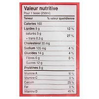 Lait homogénéisé 3,25 % Northumberland 4 L en sac