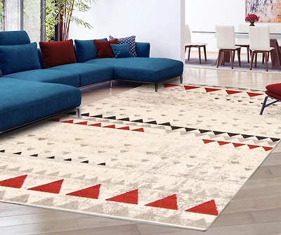 ECARPET Modern Geometric Indoor Area Rug Remi Collection