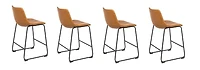 Plata Décor Landon Tabouret 30" en Tan - Ensemble 4