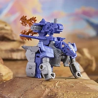 Transformers CYBERWORLD, figurine Cyber Changers Galvatron en armure