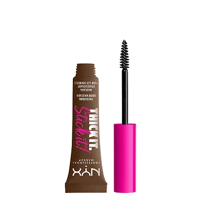 NYX Professional Makeup, Thick it stick it, Mascara sourcils, Épaissisant, Formule Vegan - Taupe Dure jusqu’à 16 heures