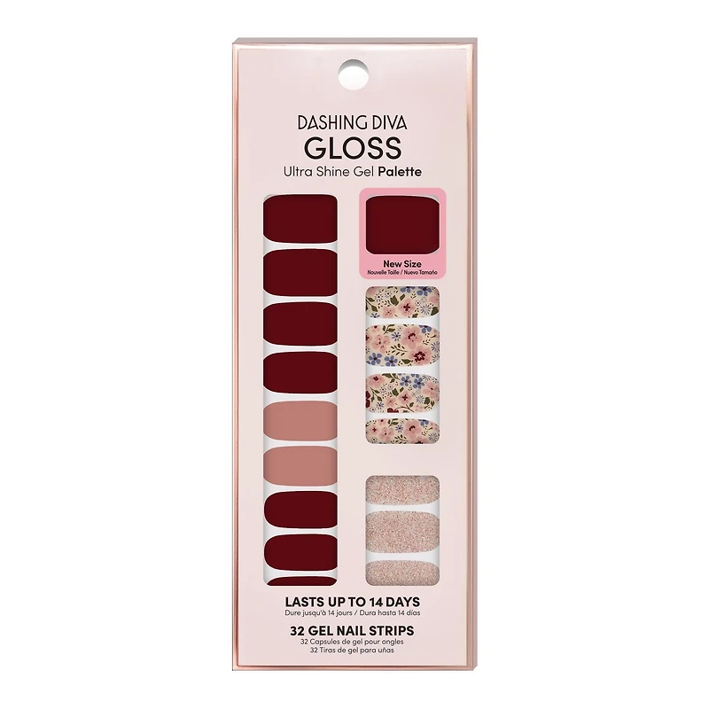 DASHING DIVA GLOSS-WILD FLOWER, Ultra Shine Gel Palette