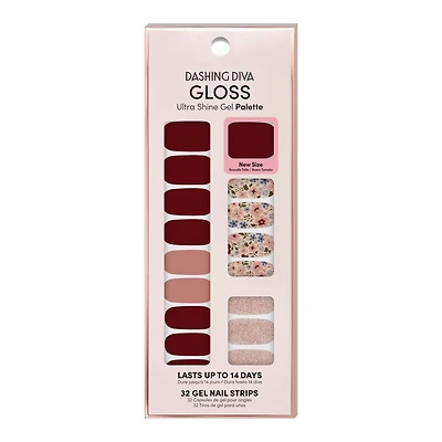 DASHING DIVA GLOSS-WILD FLOWER, Ultra Shine Gel Palette