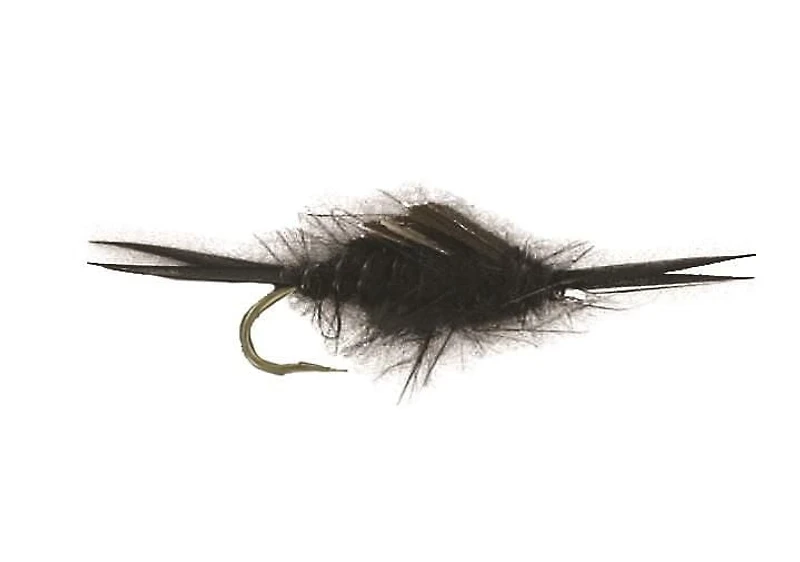 Superfly FLY1194-06P Nymphe Stonefly Noir #06 Ils fonctionnent mieux lorsqu'ils sont immergés