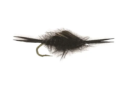 Superfly FLY1194-06P Nymphe Stonefly Noir #06 Ils fonctionnent mieux lorsqu'ils sont immergés
