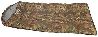 World Famous Camouflage Sleeping Bag with Hood - 2 lbs, 5°C
