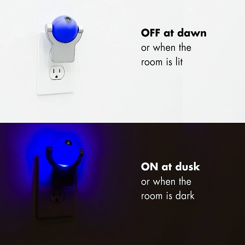 Veilleuse LED Tropical Fish Projectables, Plug-in, Dusk to Dawn, 11161
