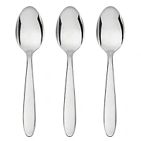 Cuillères à soupe pour adulte en acier inoxydable Mainstays Breck, lot de 3 pièces, argentées