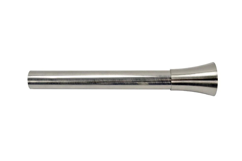 Versailles' Adjustable Indoor/Outdoor Stainless Steel Flare Finial Rod Set 84in - 150in