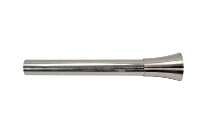Versailles' Adjustable Indoor/Outdoor Stainless Steel Flare Finial Rod Set 84in - 150in