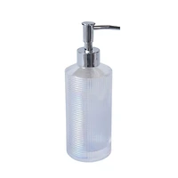 Distributeur de lotion en verre écaillé Hometrends, distributeur de savon de couleur irisée, 1 pompe à savon et pompe à lotion pour cuisine, salle de bain ou hôtel