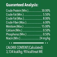 Gâteries dentaires naturelles pour chiens adultes Greenies Frais format MOYEN 12 Gâteries