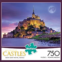 Buffalo Games Majestic Castles Le puzzle Mont Saint Michel, France en 750 pièces