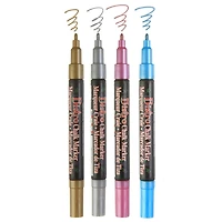 MARVY UCHIDA® BISTRO CHALK MARKER 4 PIECE METALLIC FINE POINT SET